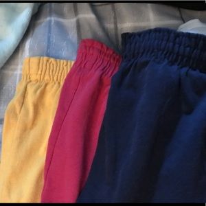 3 pairs of shorts